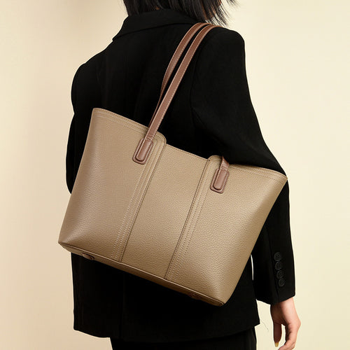 Fashion PU Leather Tote Bag|Color:Green