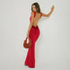 Cowl Neck Bodycon Maxi Dress Fonley