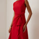 Sleeveless Knotted Side Midi Dress Fonley