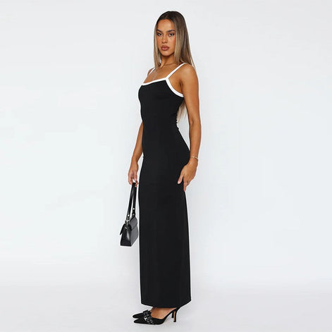 Cut-Out Halter Maxi Dress Fonley