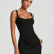 Corset Bodice Ruched Mini Dress Fonley