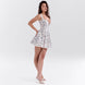 Floral Corset Babydoll Mini Dress Fonley
