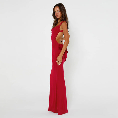 Cowl Neck Bodycon Maxi Dress Fonley