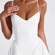 V-Neck Drop-Waist Midi Dress Fonley