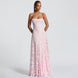 Floral Devoré Cowl Neck Maxi Dress Fonley