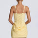 Corset Bodice Ruched Mini Dress Fonley