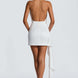 Draped Halter Mini Dress Fonley