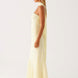 Floral Strapless Scarf Maxi Dress Fonley
