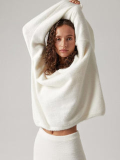 Knitted Sweater Set|Color:White