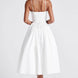 V-Neck Drop-Waist Midi Dress Fonley