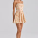 Floral Strappy Corset Mini Dress Fonley