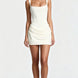 Corset Bodice Ruched Mini Dress Fonley