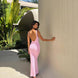 Ribbed Scoop Neck Maxi Dress Fonley