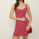 Floral Sweetheart Mini Dress Fonley