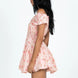 Off-The-Shoulder Smocked Floral Mini Dress Fonley