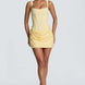 Corset Bodice Ruched Mini Dress Fonley