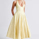 Jacquard Halter Midi Dress Fonley